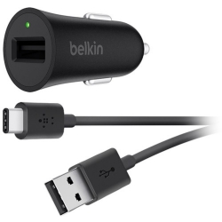 BELKIN CAR CHARGER+USB-C CABLE 18W