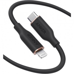 ANKER SUPER STRONG  USB-C WITH LIGHTNING CABLE1.8M  BLACK